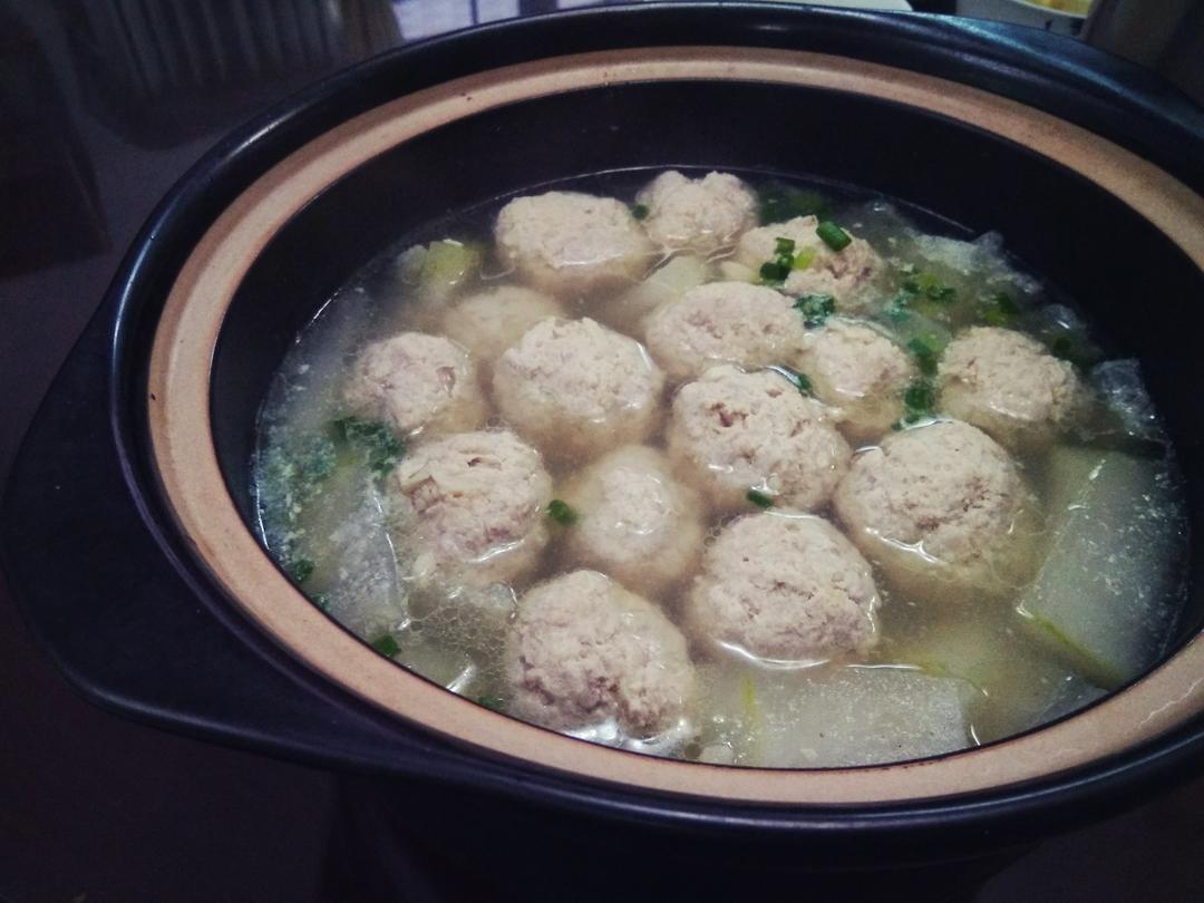 冬瓜汆丸子汤