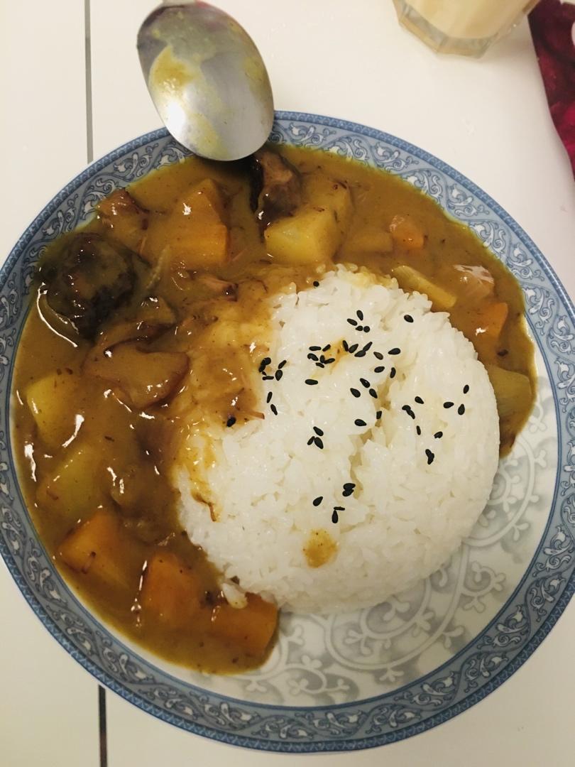 堂妈教你做咖喱牛肉饭
