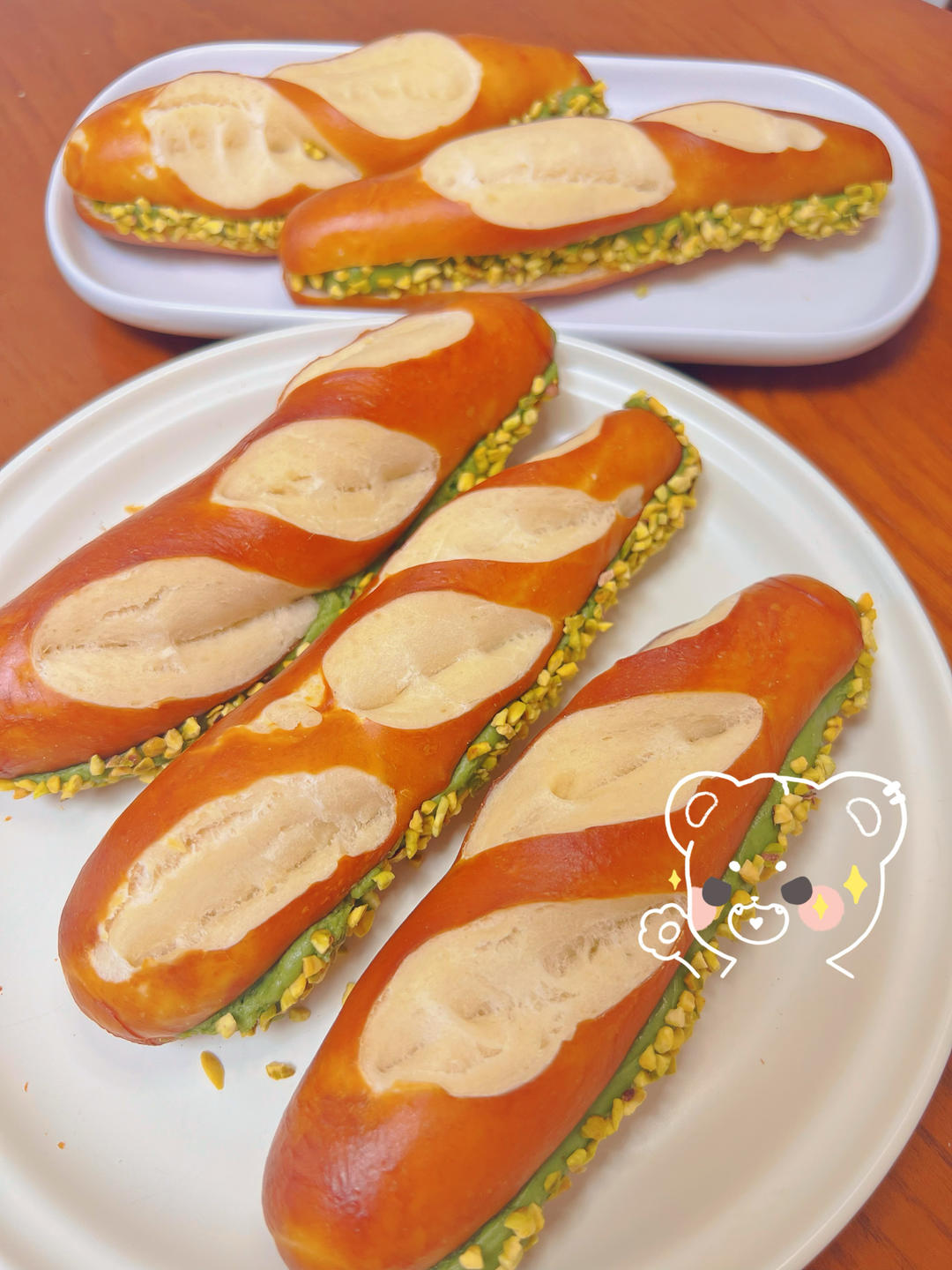 开心果碱水乳酪棒