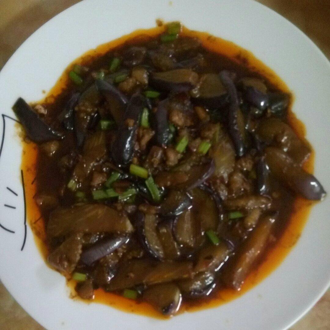 红烧肉沫茄子