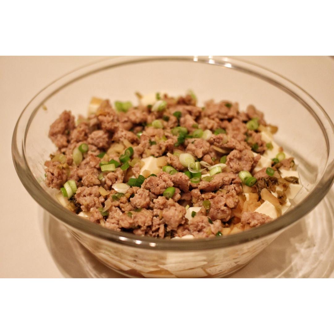 肉末蒸豆腐