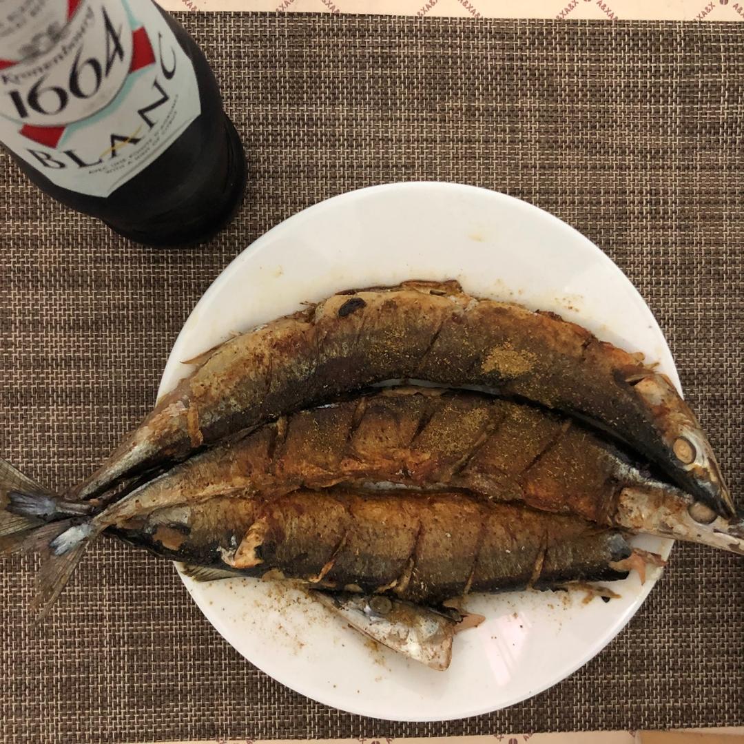 椒盐秋刀鱼