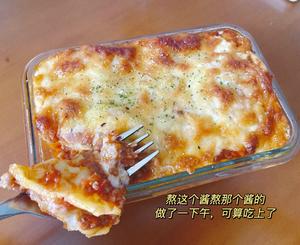 【肉酱千层面】Lasagna Bolognese 附简易手工面皮教程的做法 步骤16