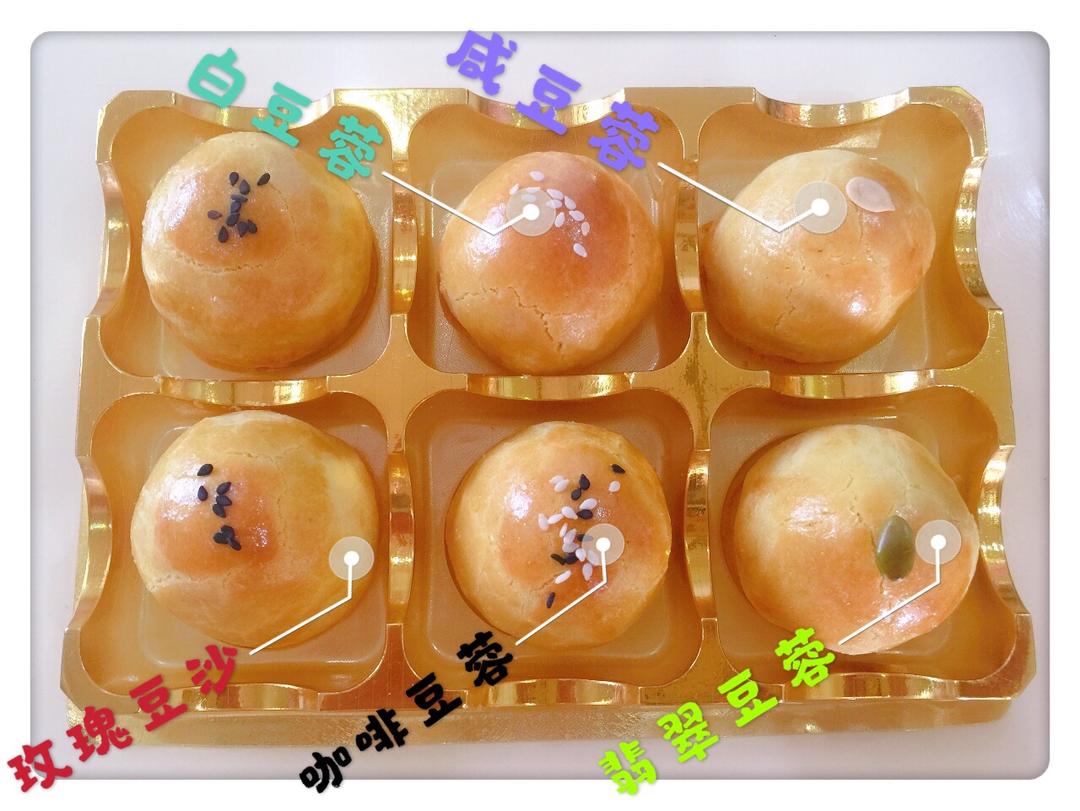 上海月饼🥮50克迷你的，也可以做蛋黄的的做法