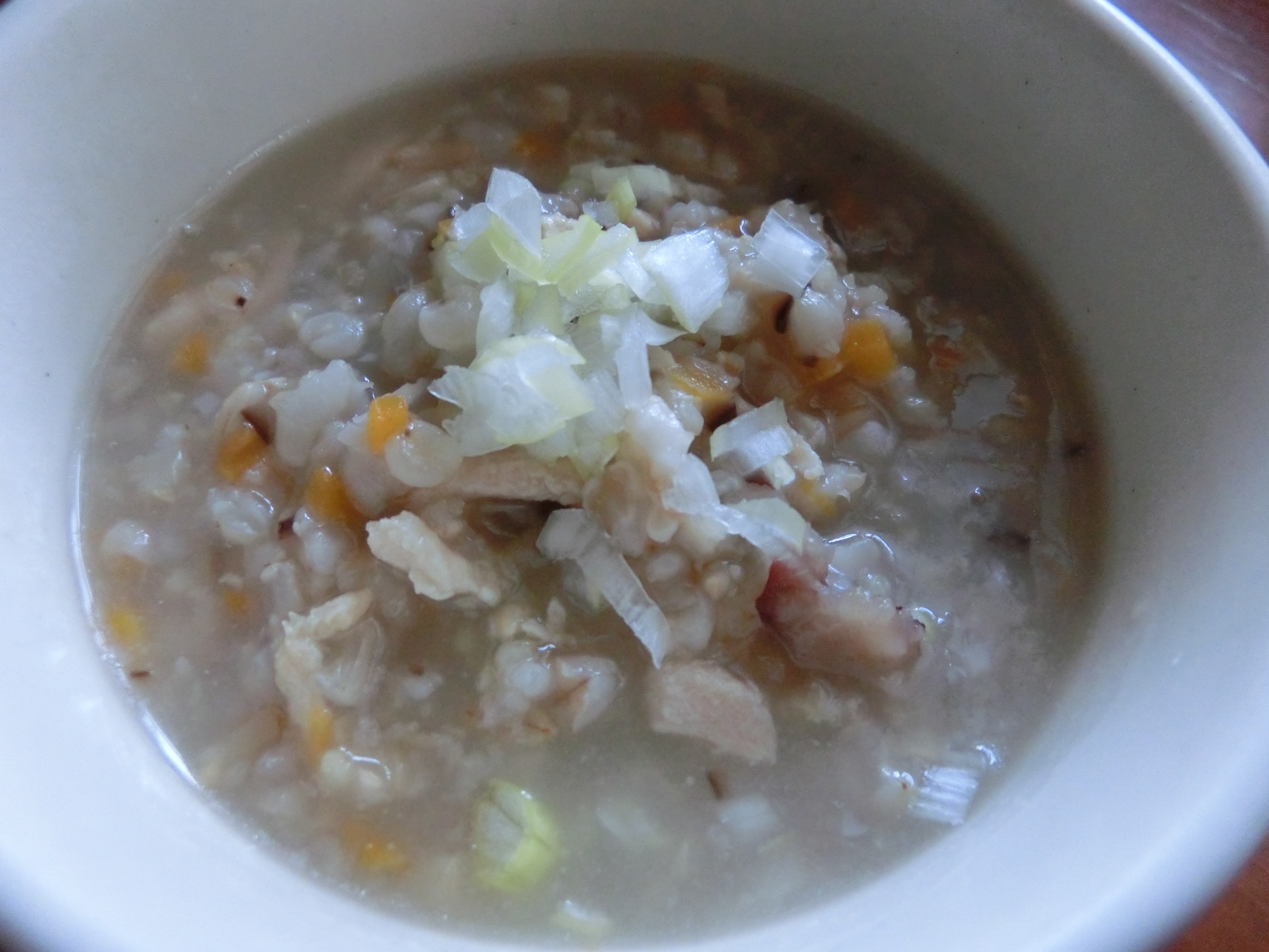 香菇鸡肉粥