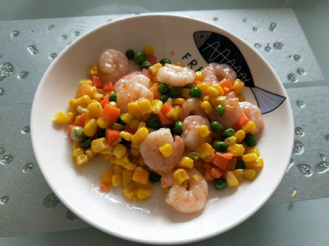 三色炒虾仁