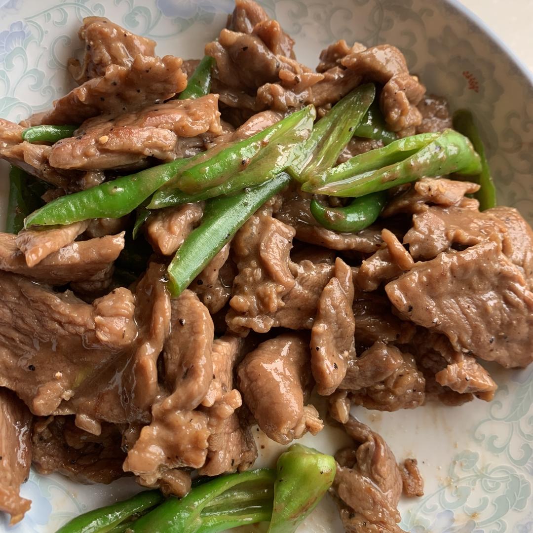 杭椒牛柳黑椒牛柳 终于找到炒出嫩牛肉的办法了 肉片肉丝都适用