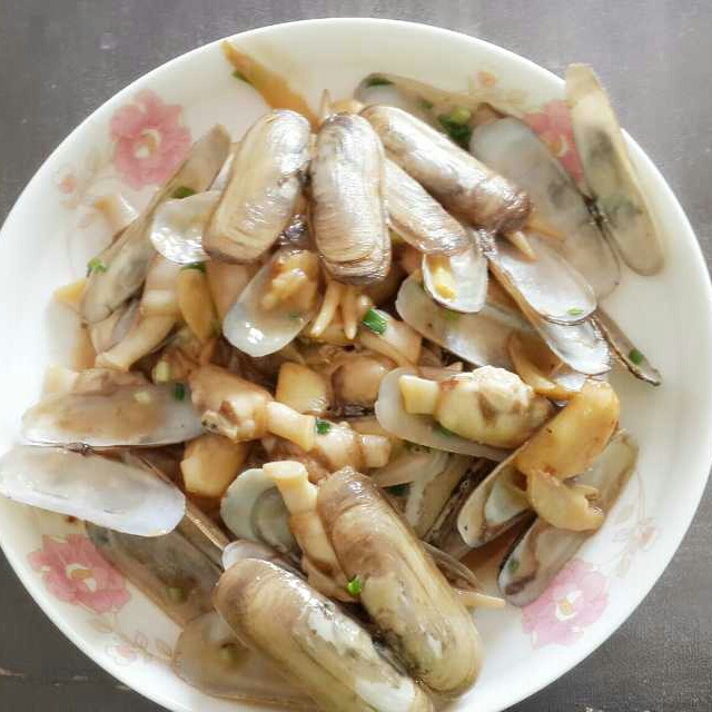 爆炒蛏子