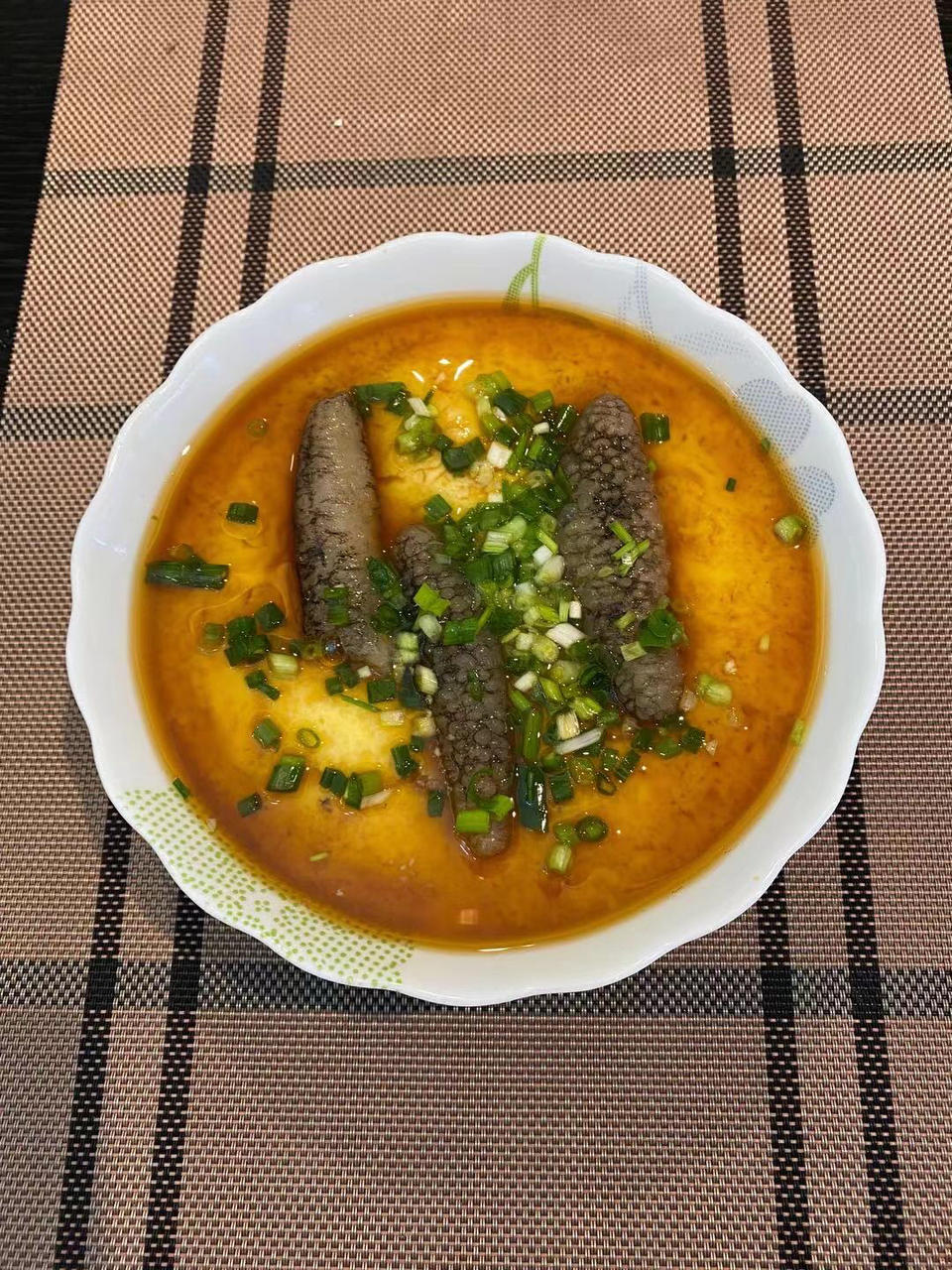 海参蒸蛋——非常适合孩子和老人吃哦