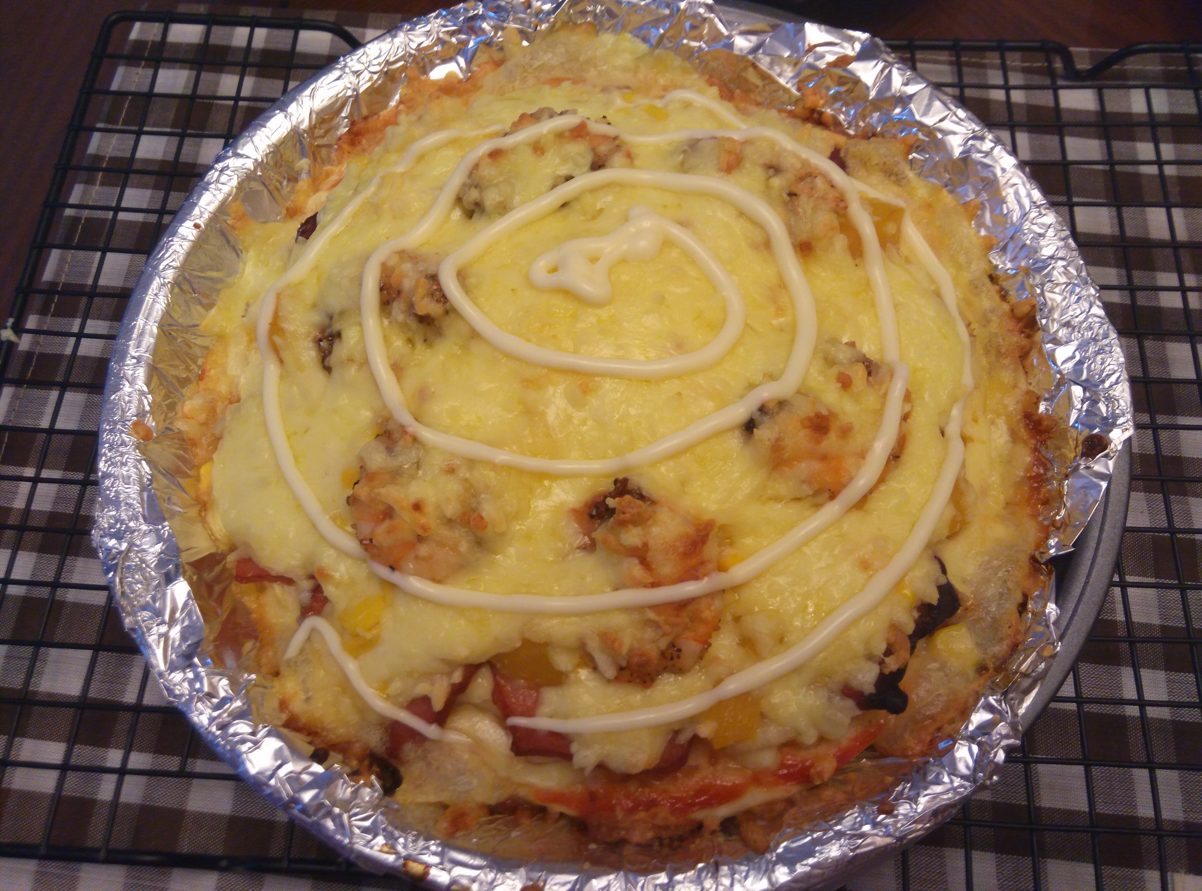 夏威夷pizza（附饼底冷冻法）