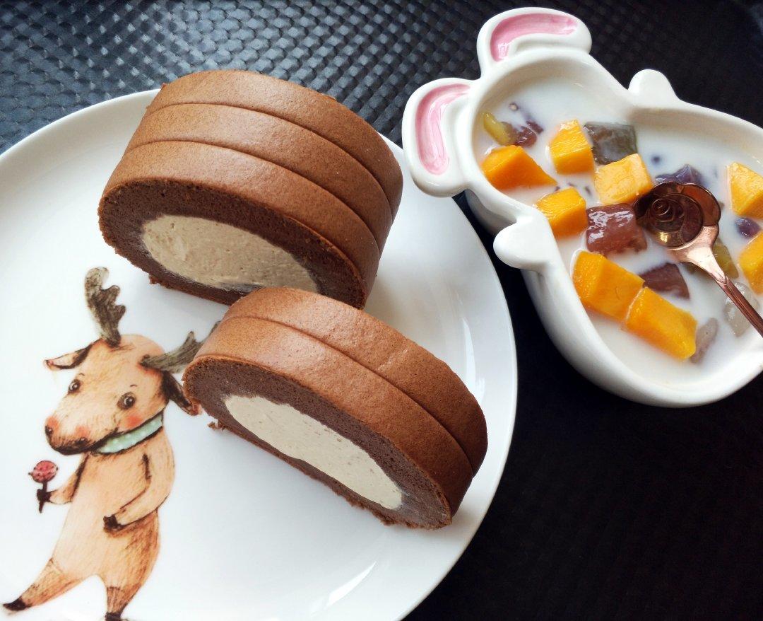 咸摩卡奶油卷/完美毛巾面技巧+回味无穷摩卡配方/烘焙视频蛋糕篇9「中卷」