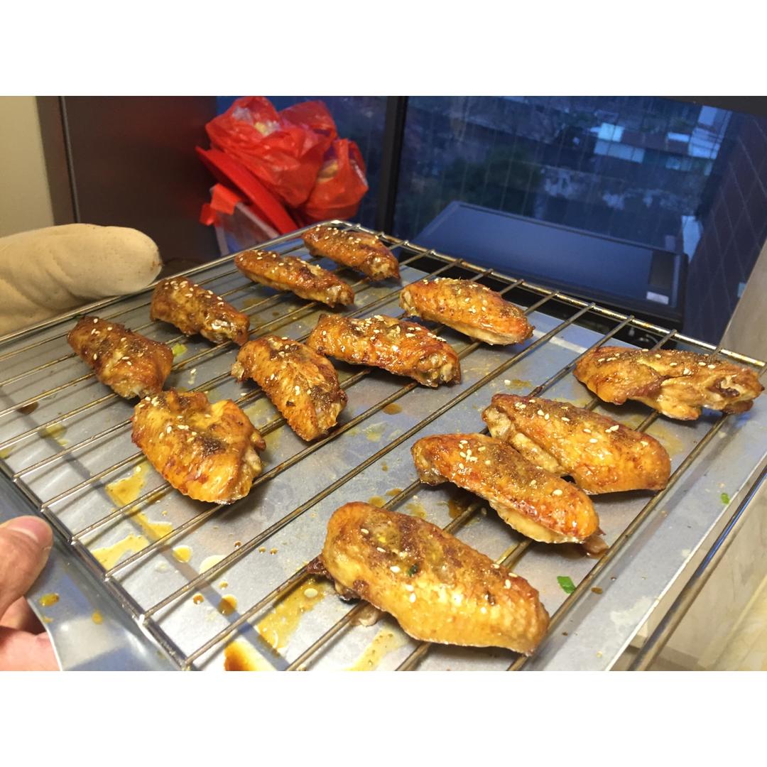 烤鸡翅（自制腌料）