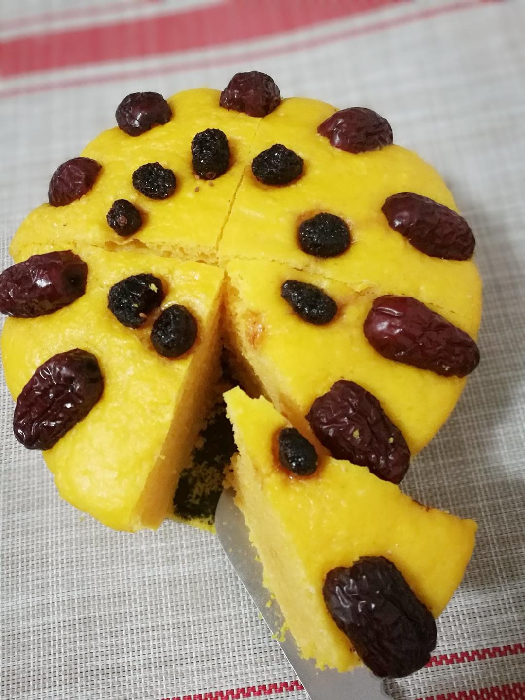 南瓜发糕 Steamed Pumpkin Cake