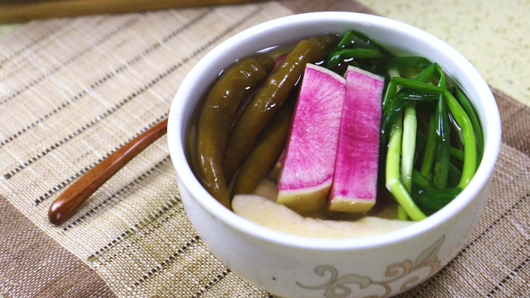 韩式萝卜水泡菜的做法