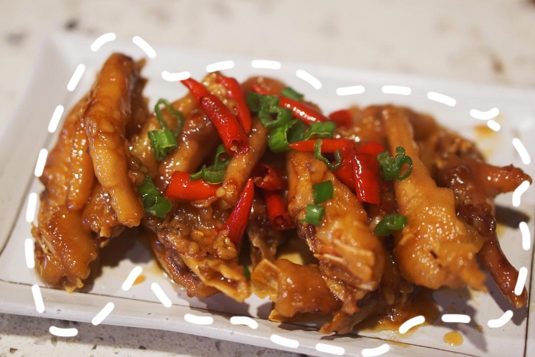 香辣烧鸡爪