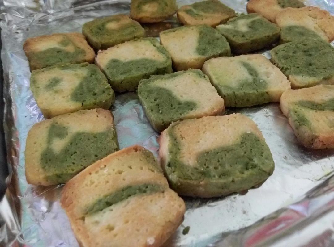 抹茶大理石饼干（抹茶控必备）