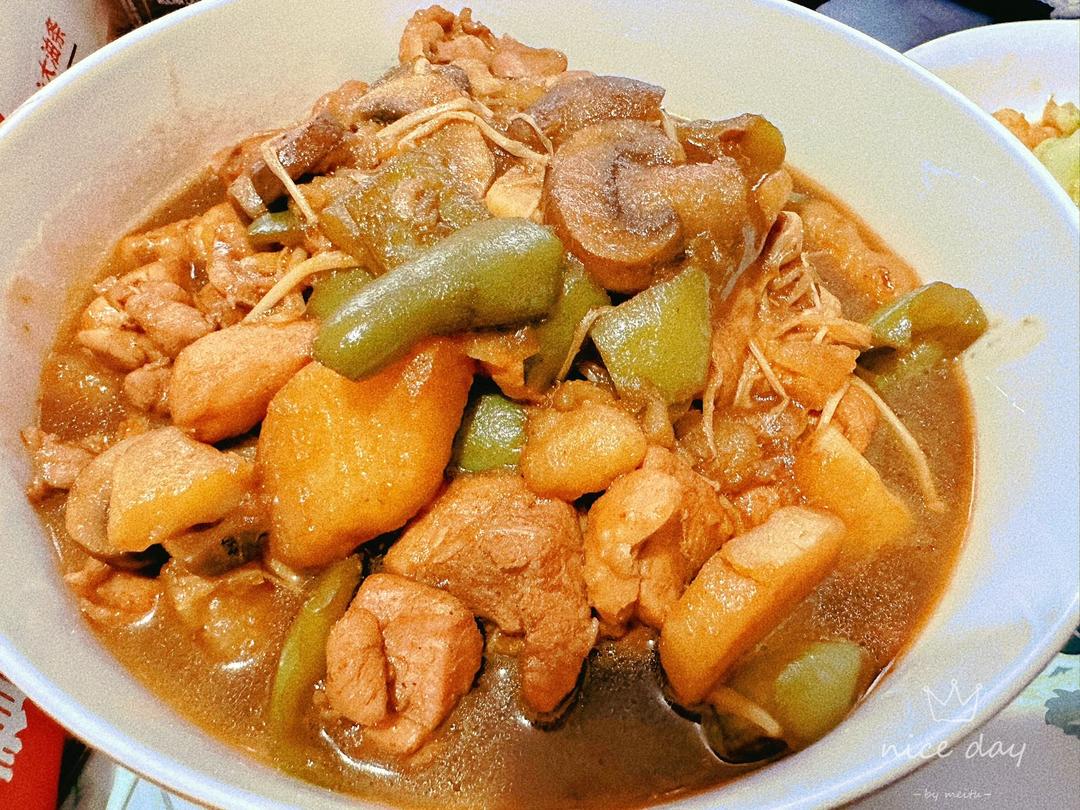 外卖第一名，简单在家做|黄焖鸡米饭