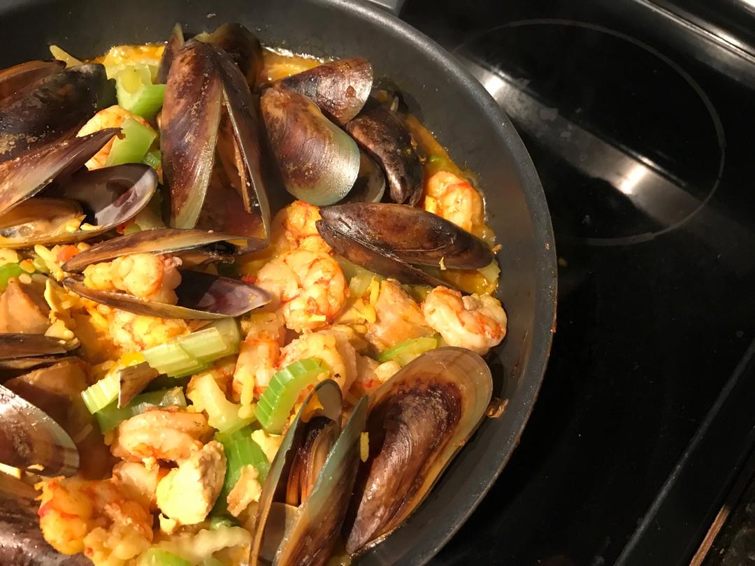 正宗paella 西班牙海鲜饭