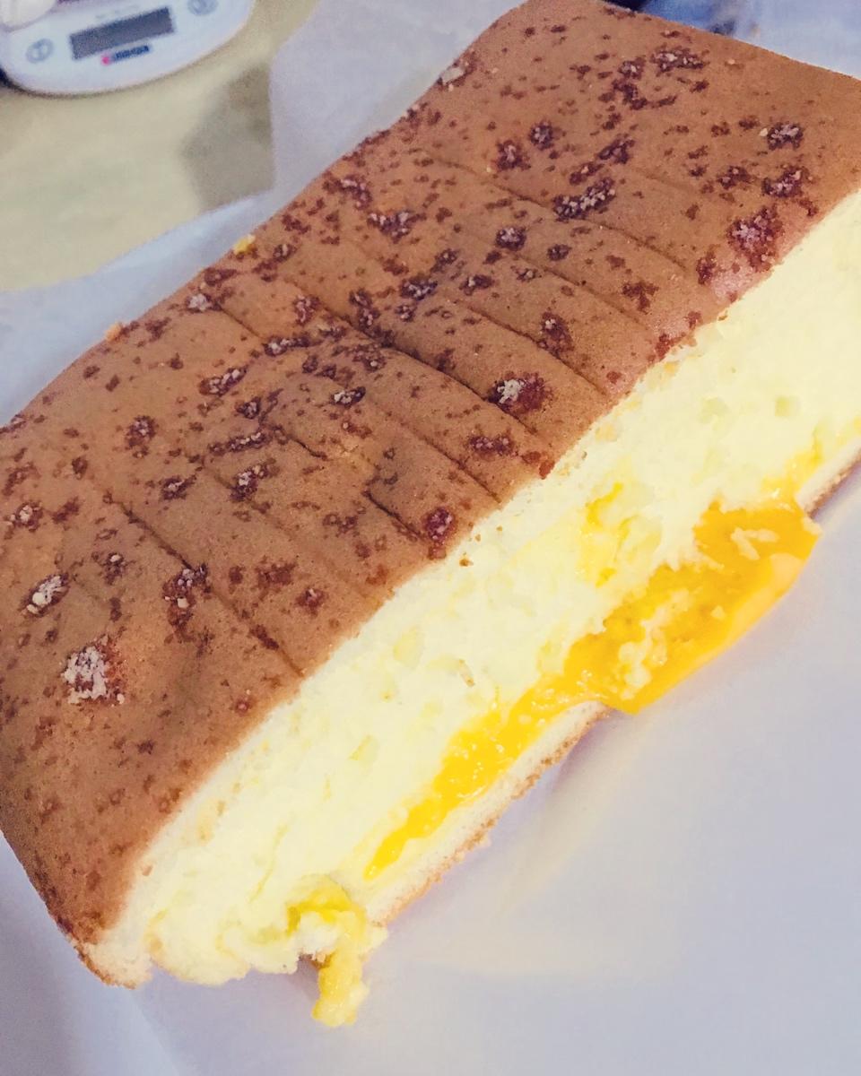 芝士夹心古早味蛋糕