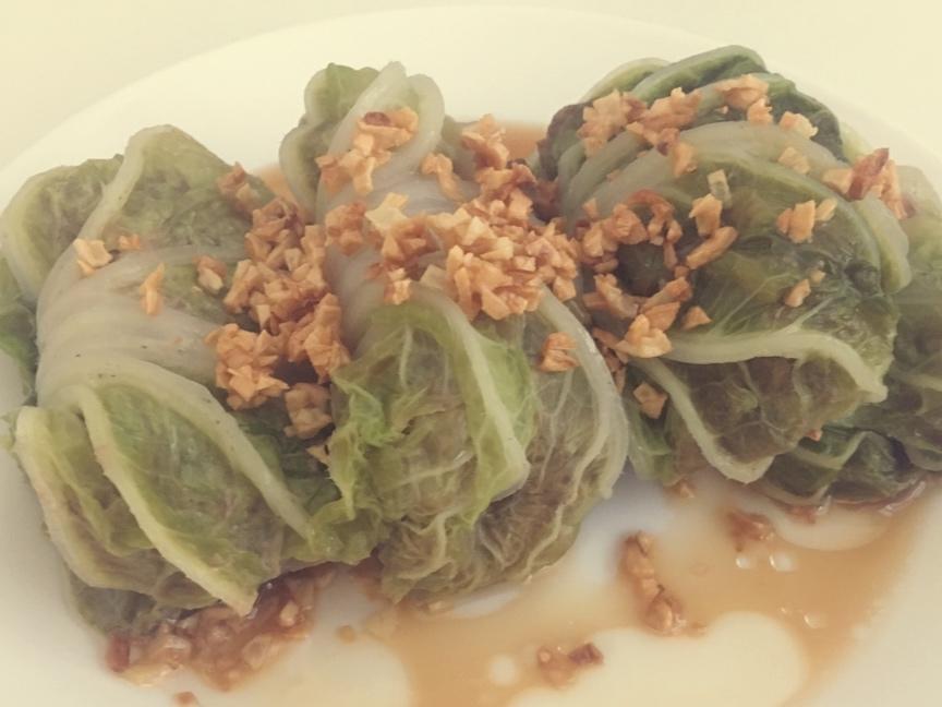 肉酿白菜卷