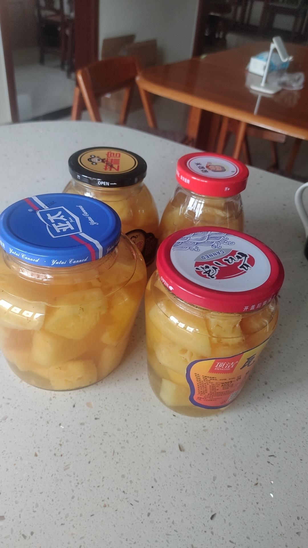 冰糖菠萝罐头