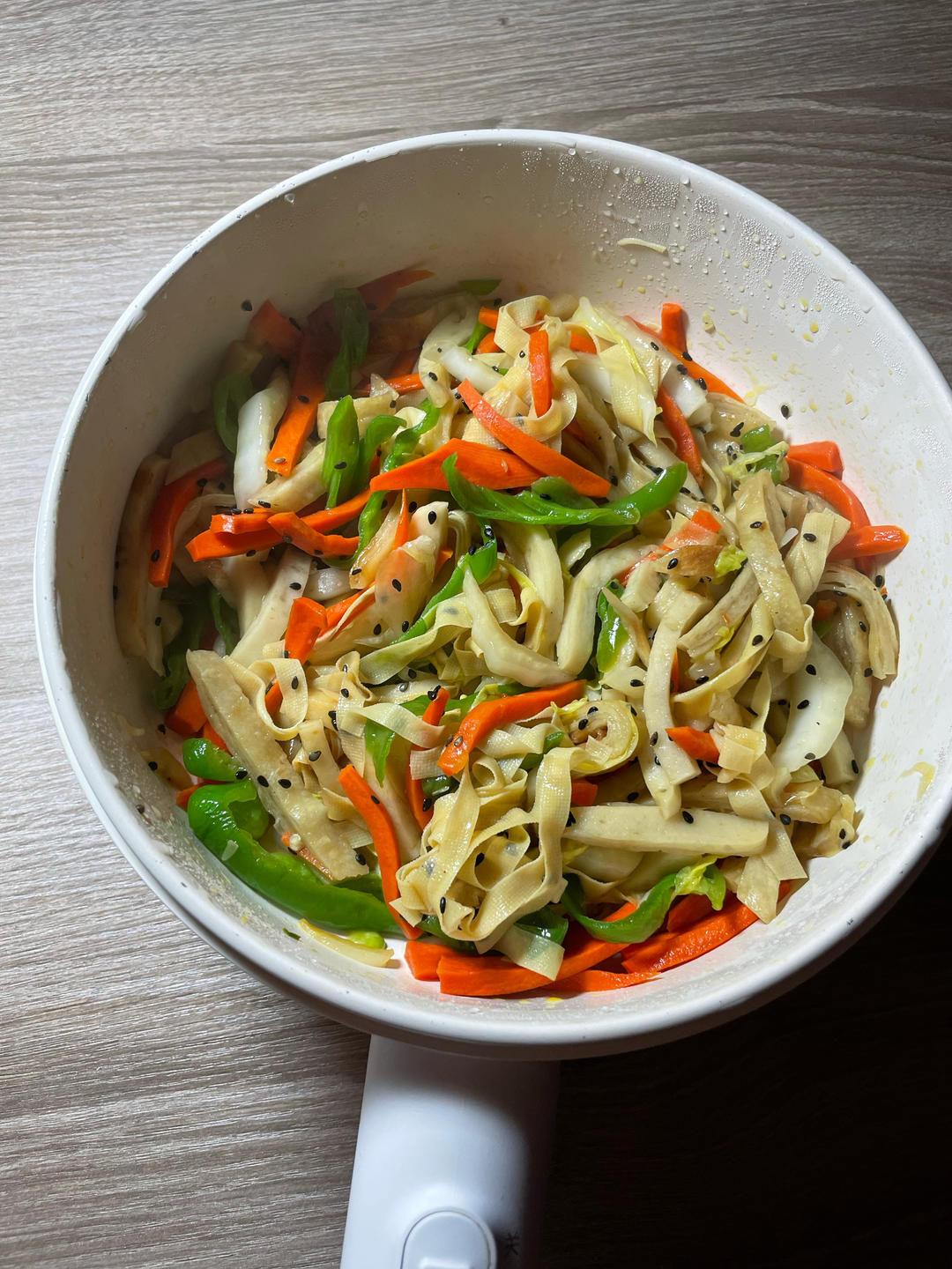 连吃了三天的炒饼