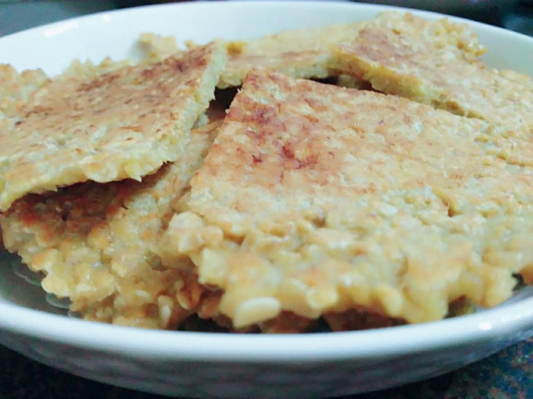 鸡蛋燕麦饼（平底锅版）