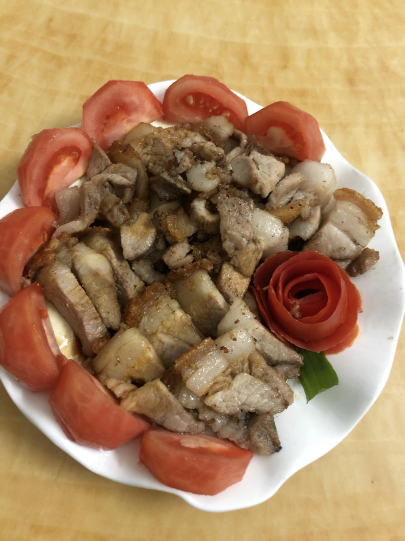番茄/西红柿玫瑰花 摆盘装饰