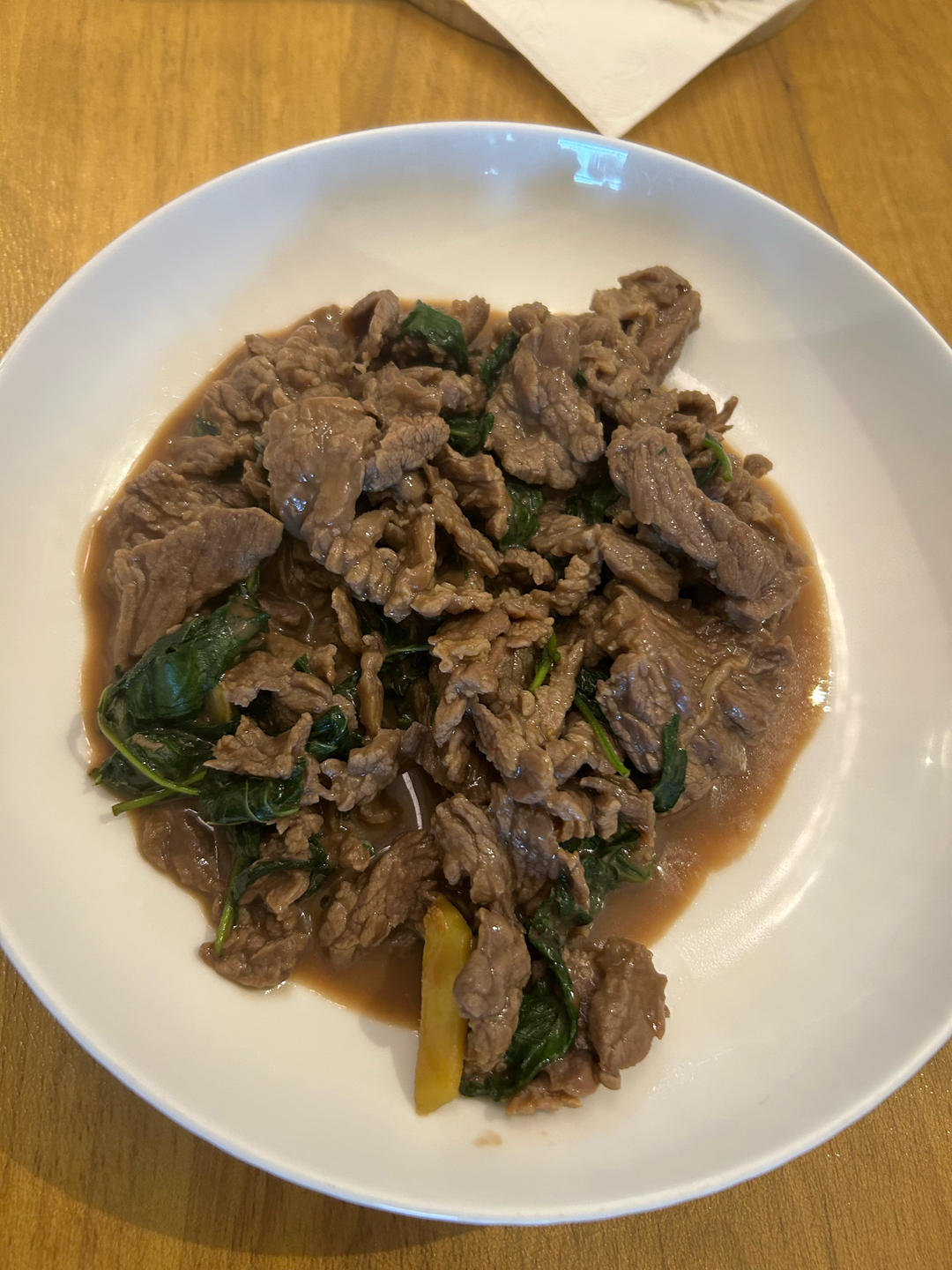 紫苏炒牛肉
