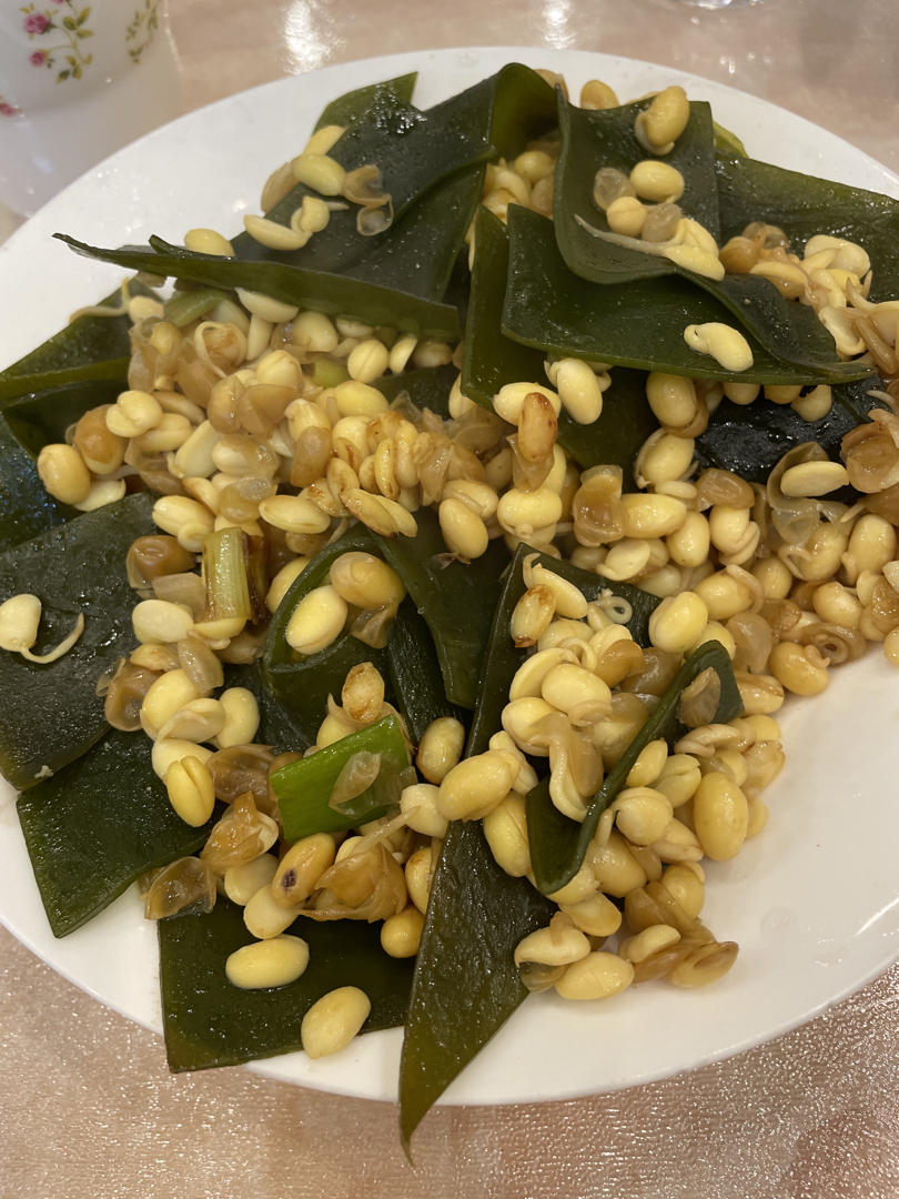 海带黄豆小咸菜