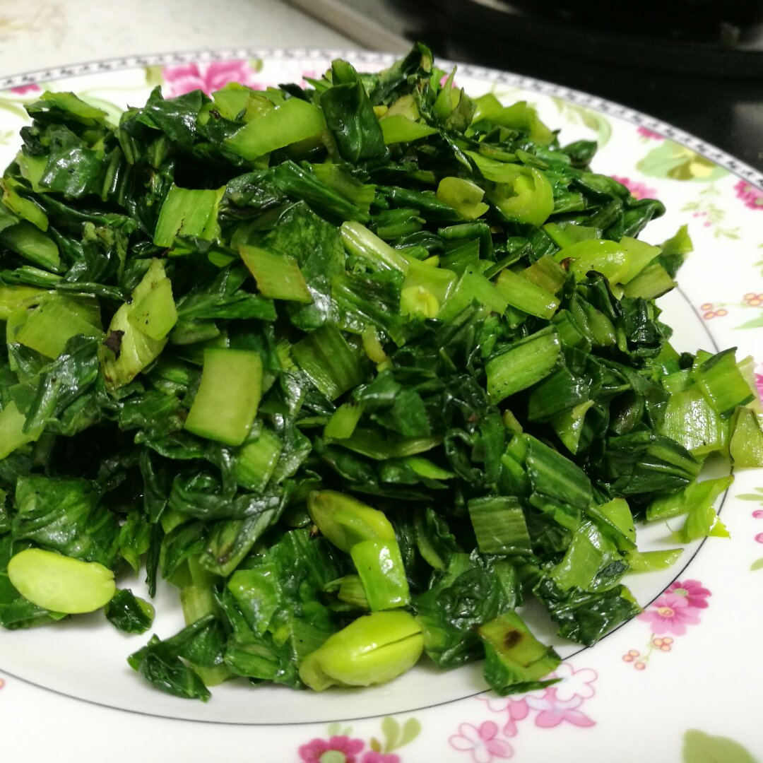 爆腌青菜