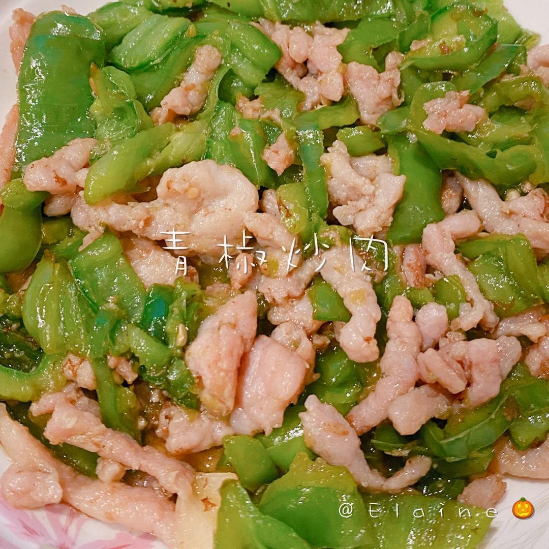家常菜青椒炒肉