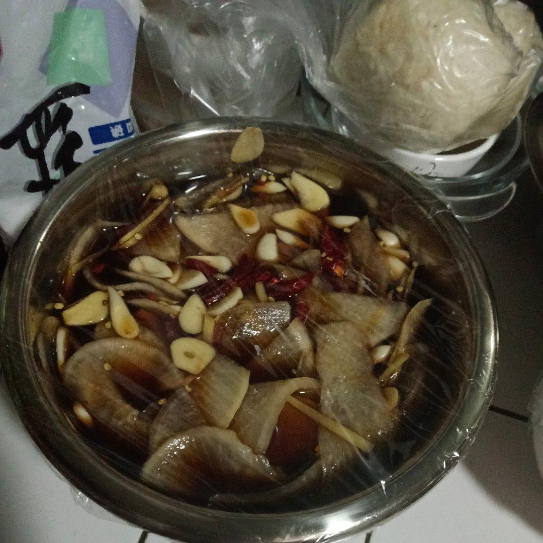 家常调料腌出秒杀市面一切咸菜的脆爽可口白萝卜