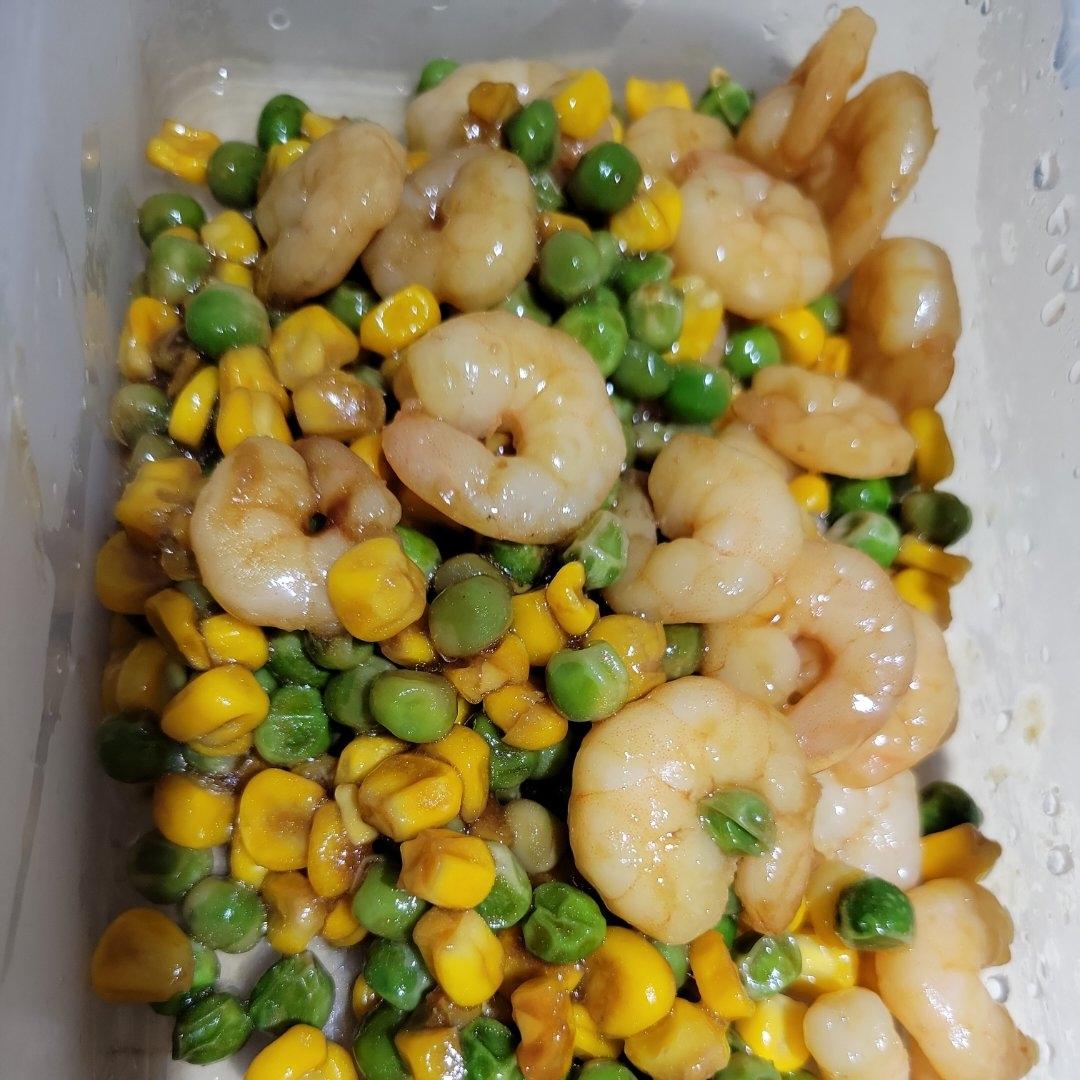 什锦玉米粒虾仁🍤🌽🥕