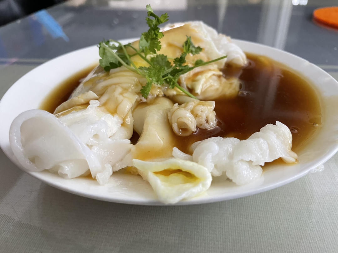 潮汕肠粉（自磨米浆，米皮很有韧性，香香香）