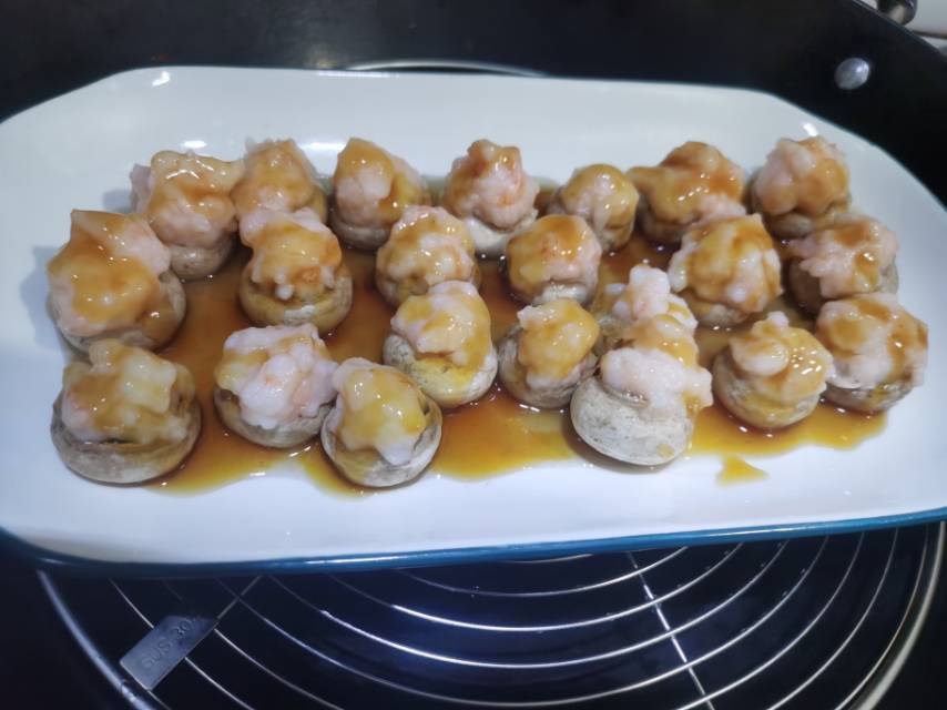虾滑酿口蘑  <302小厨房>