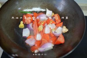 高压锅土豆番茄牛腩汤的做法 步骤5