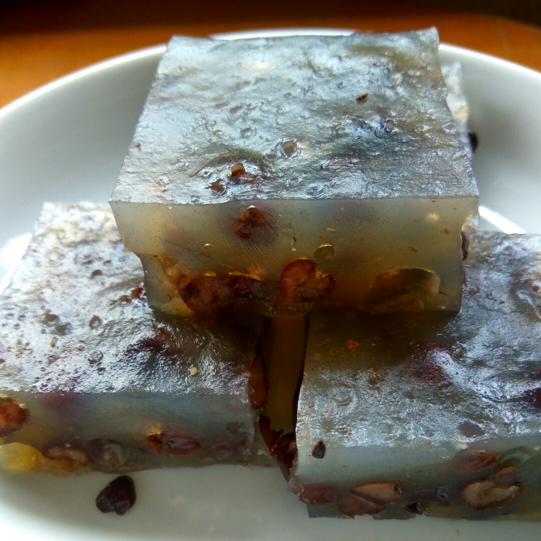 冰晶红豆马蹄糕