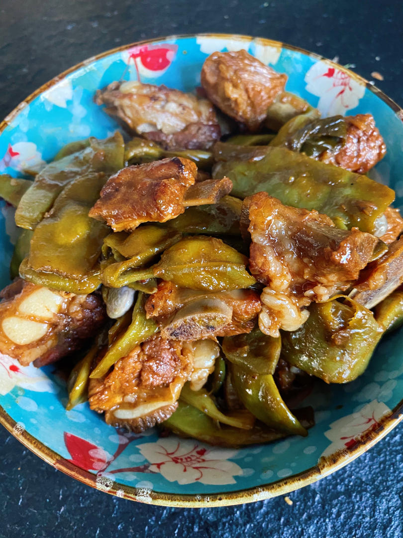 排骨炖土豆豆角
