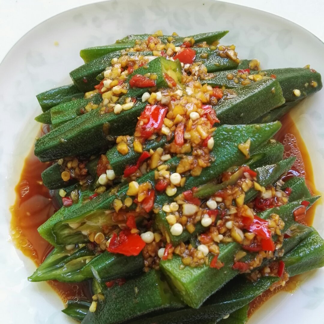 凉拌秋葵