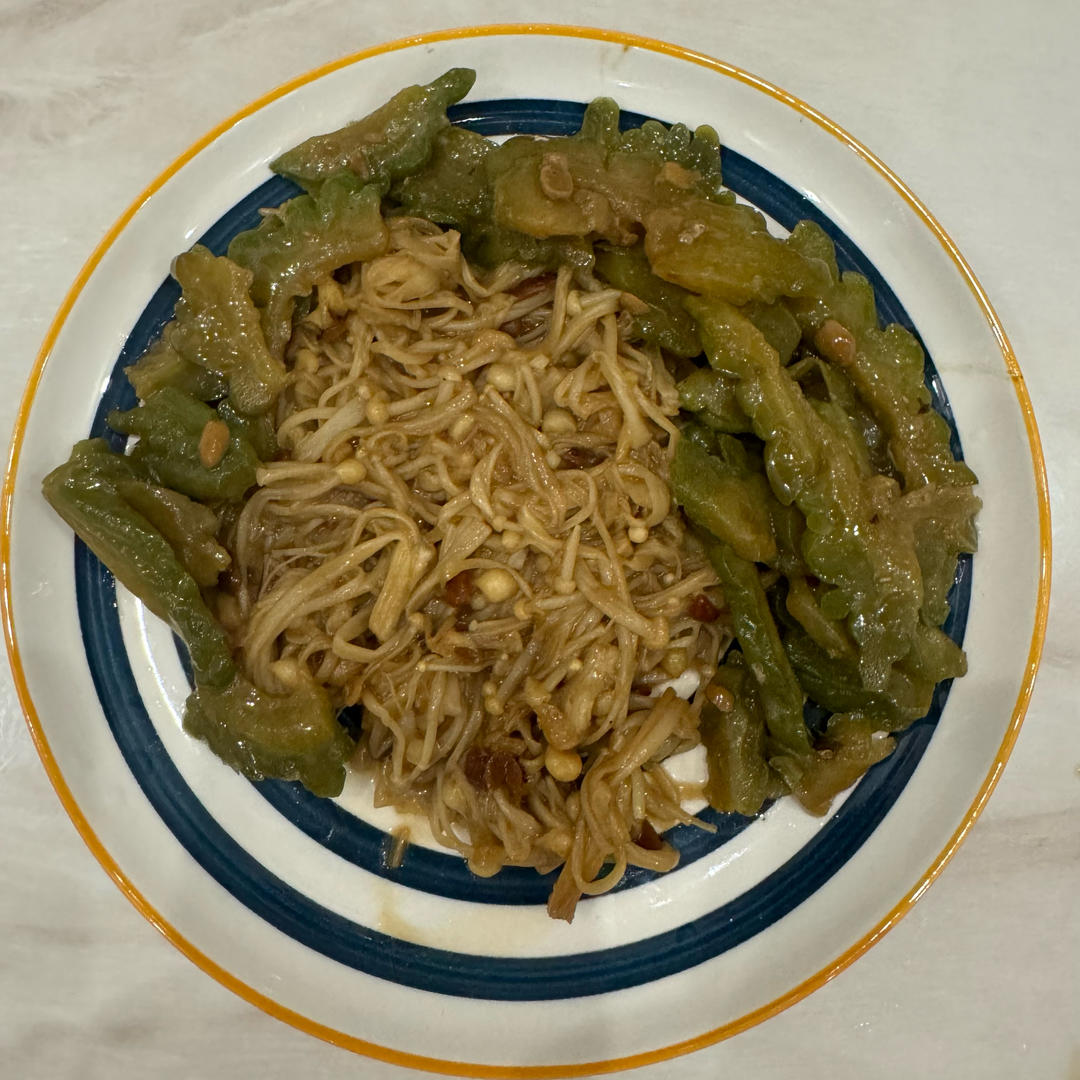 蒜蓉蒸金针菇