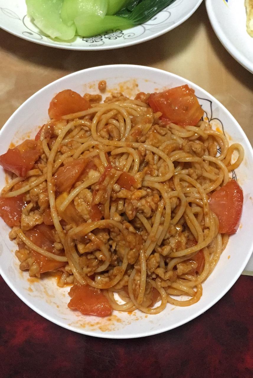 番茄肉酱意大利面