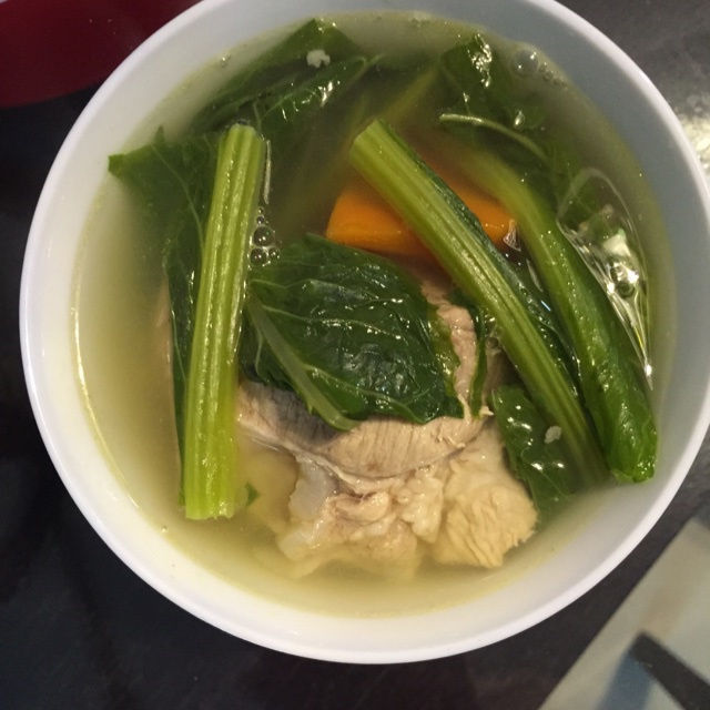 清熱降火生津潤燥的【春菜排骨湯】（超簡單）