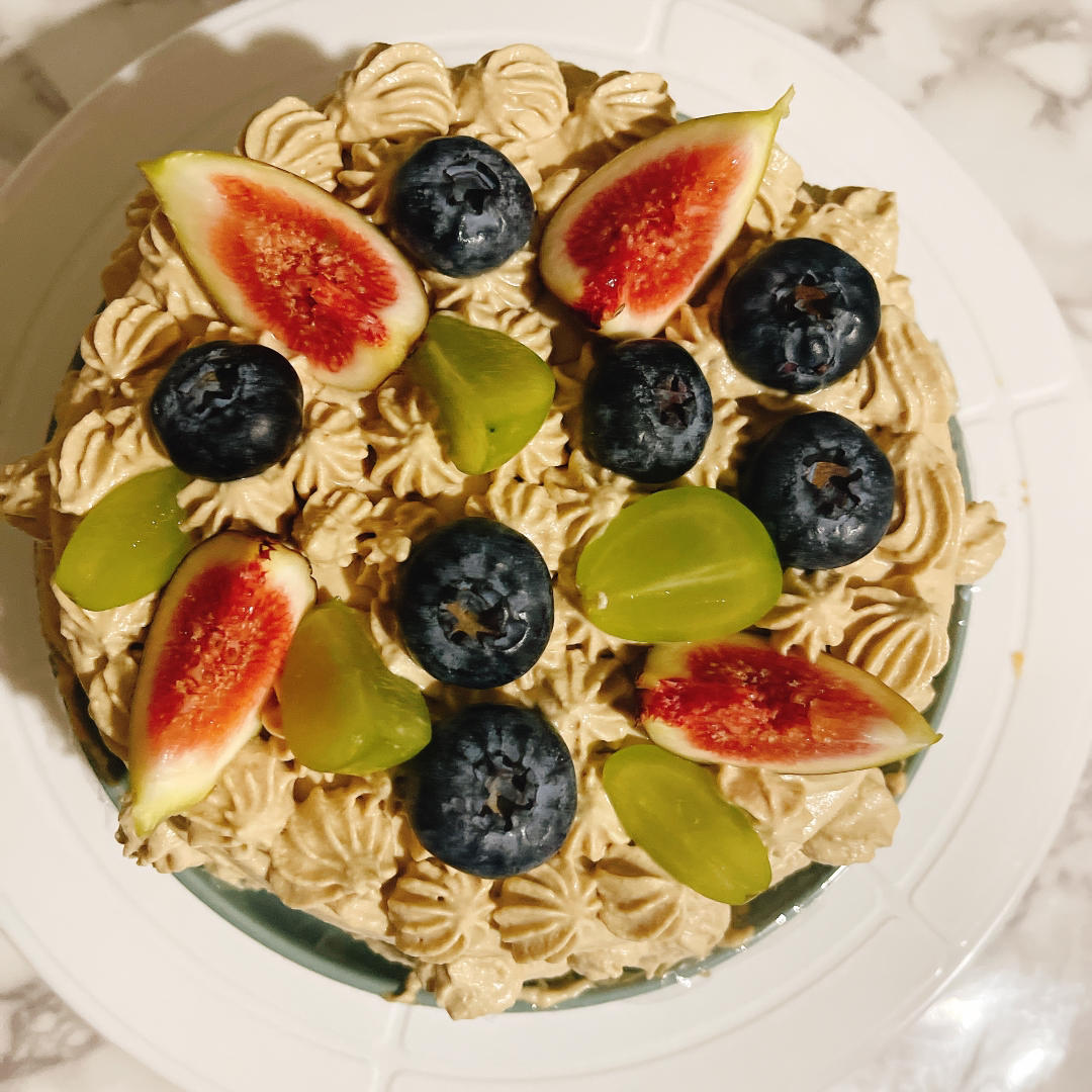 6寸咖啡戚风+咖啡奶油➕咖啡奶冻