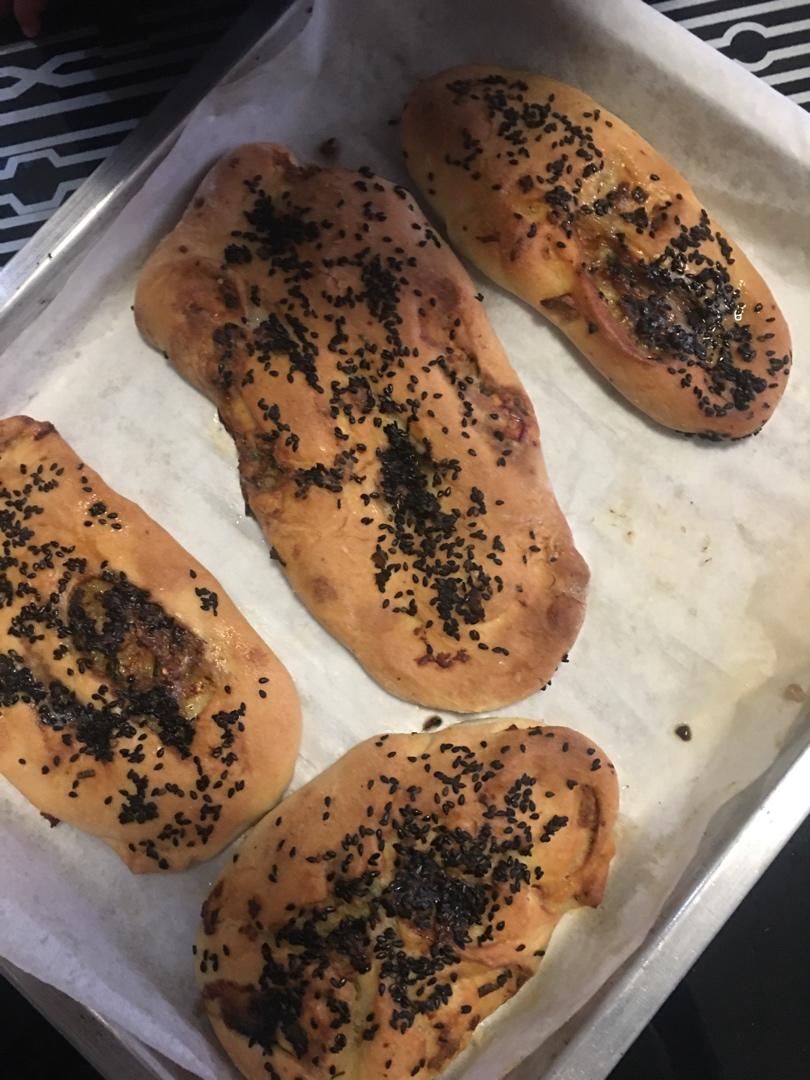 在家就能做的～街头小吃❗️❗️鲜肉锅盔