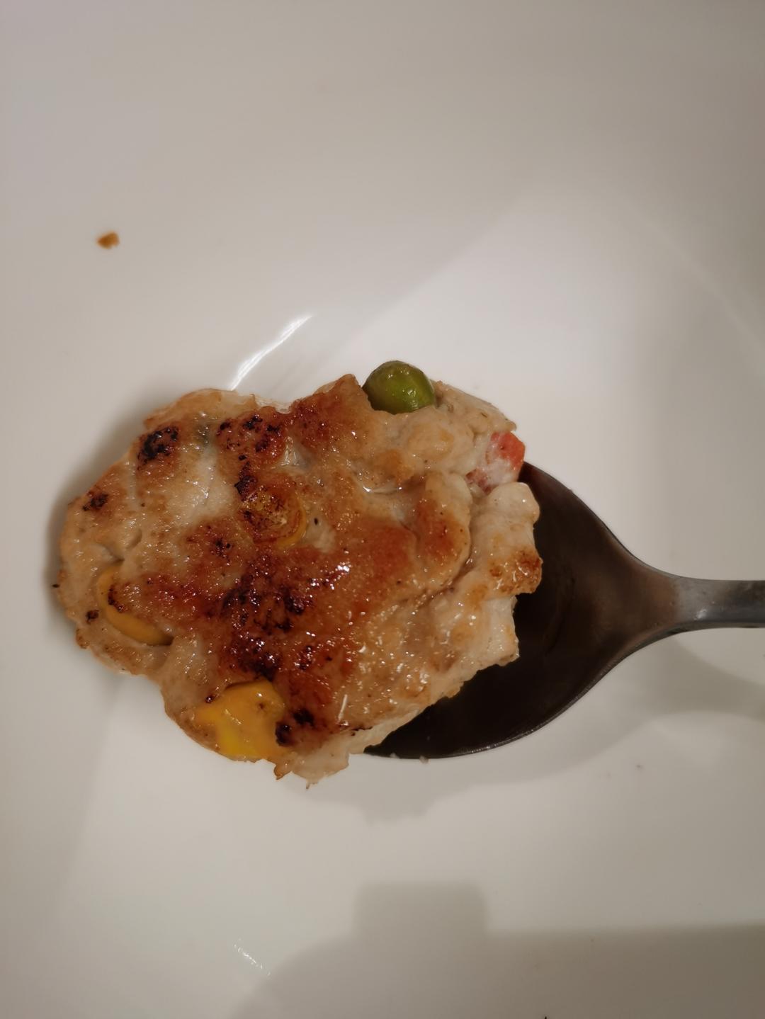 减肥餐低脂鸡胸肉饼