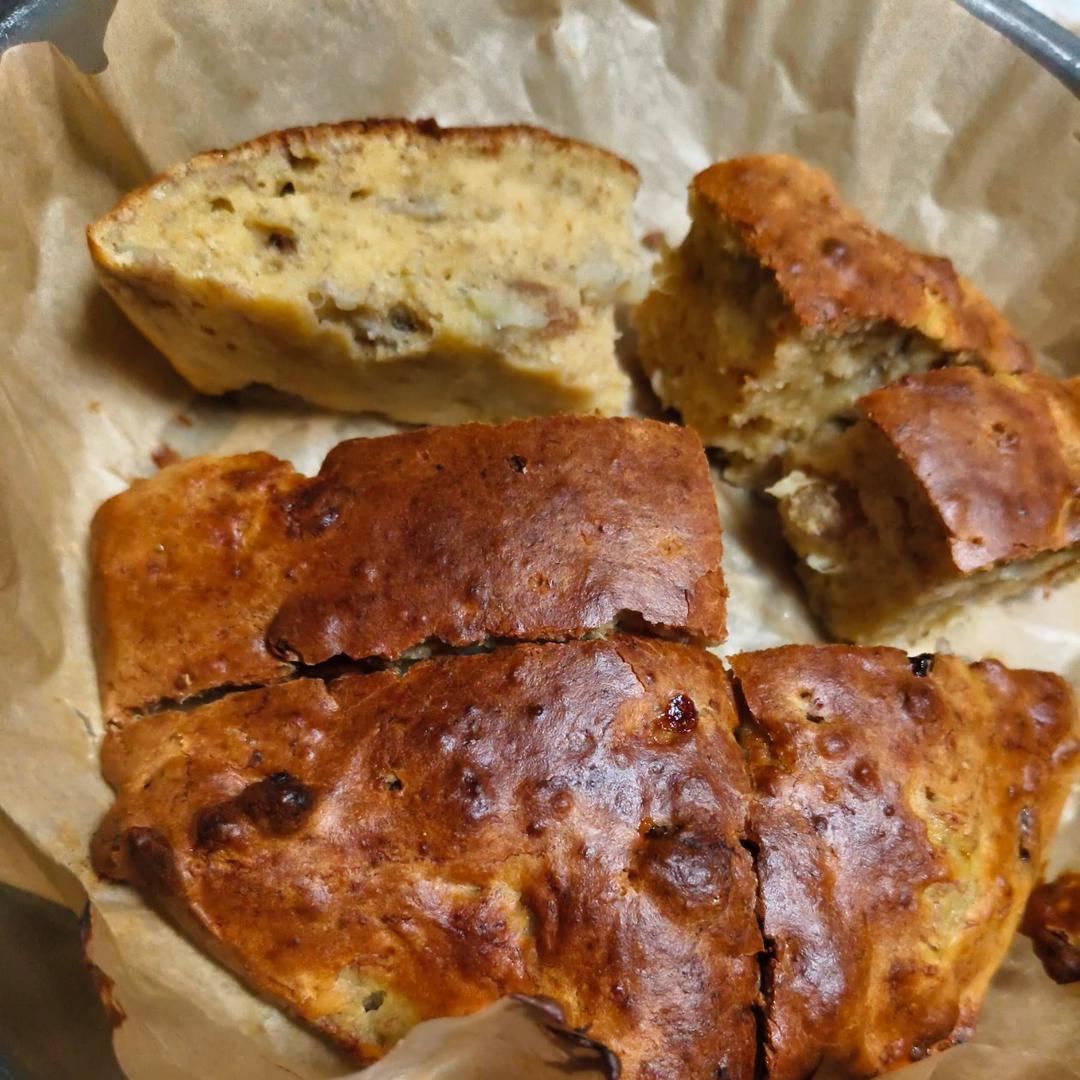 减脂健身必备的甜点《无糖无油香蕉核桃全麦马芬蛋糕》