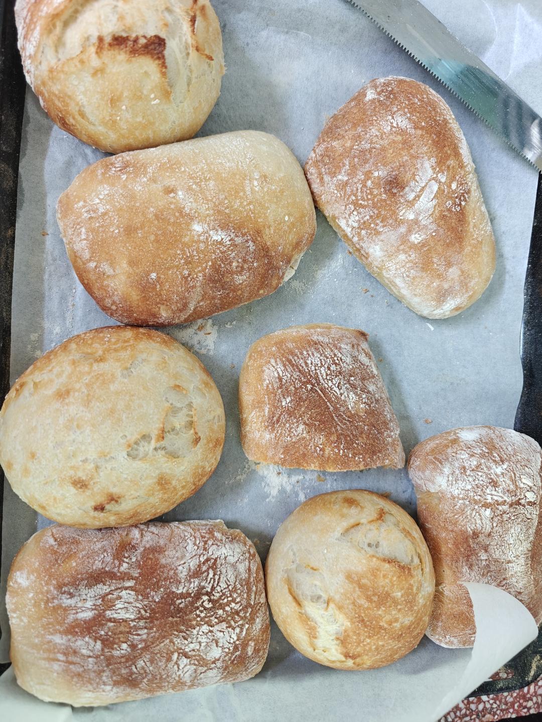 家庭版免揉～恰巴塔🥖｜一次成功超好吃