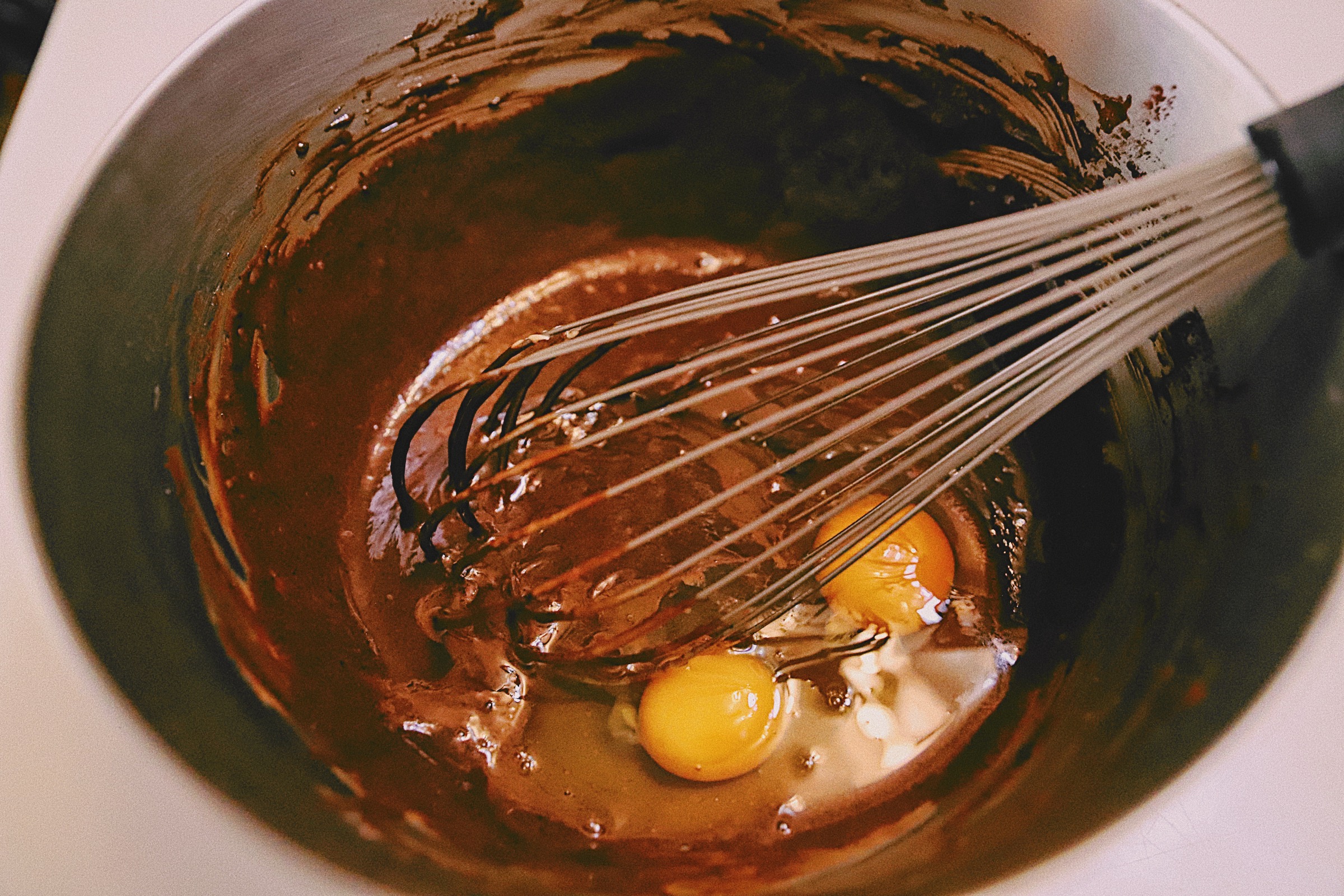 巧克力香蕉核桃蛋糕~超简单超美味的做法 步骤4