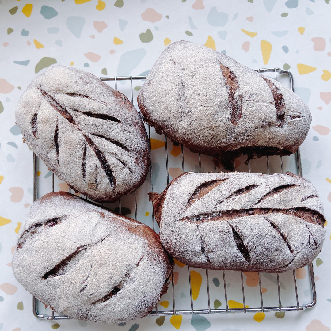 巧克力蔓越莓软欧